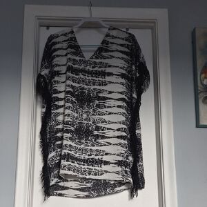 Alice + Olivia Monochrome Textured Top